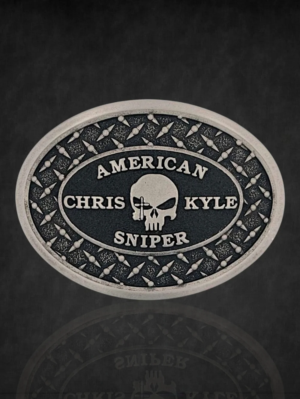 Montana Silversmiths Chris Kyle American Sniper Belt Buckle Retail $50‎ - NEW!